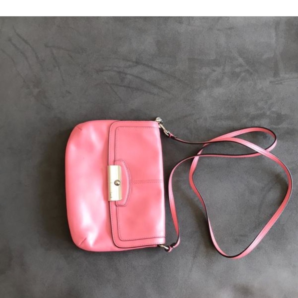 Coach leather crossbody bag